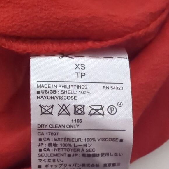 Banana Republic Red Tie Front Tank Top - Picture 6 of 6